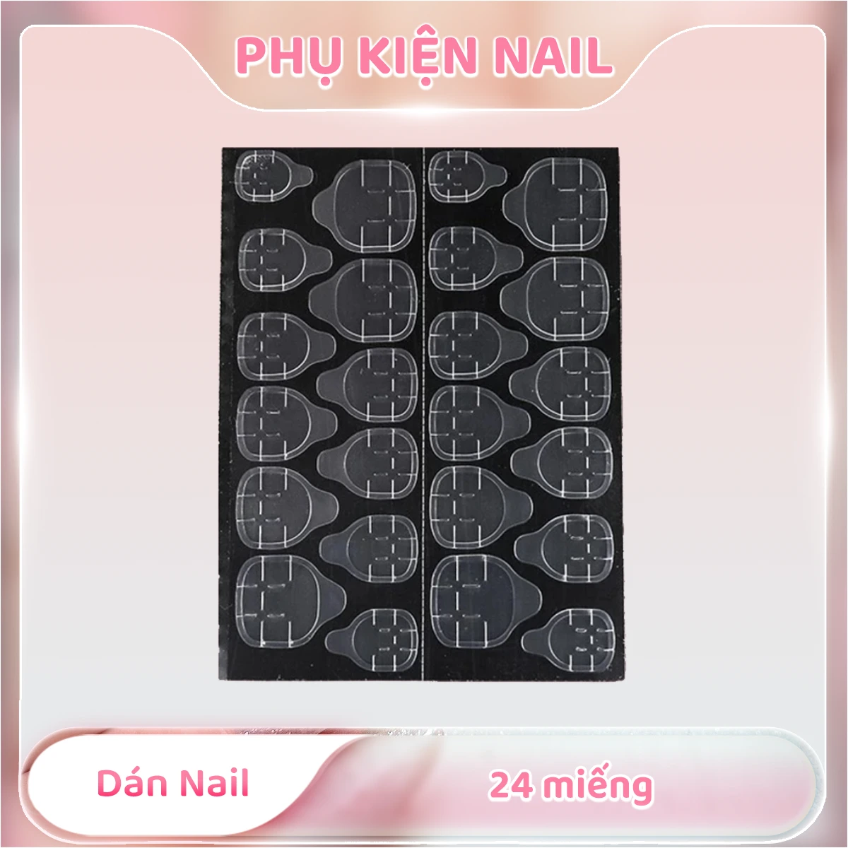 Phụ kiện dán nail 24 miếng