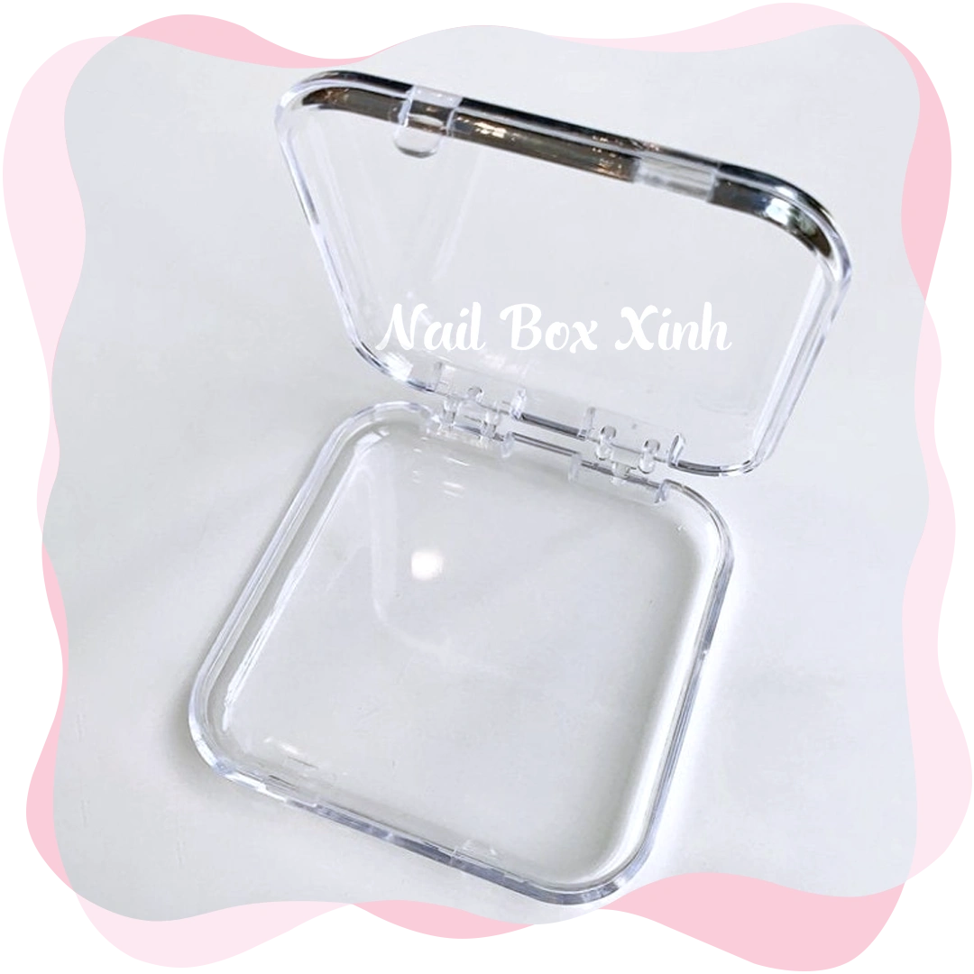 Nail box thiết kế đính đá tím - Nail Box Xinh